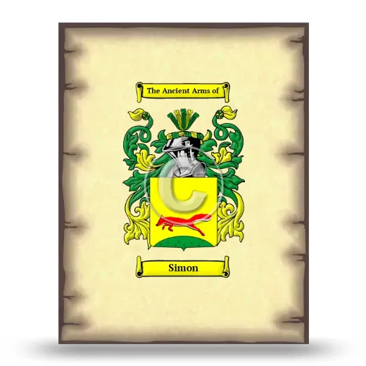 Simon Coat of Arms Print