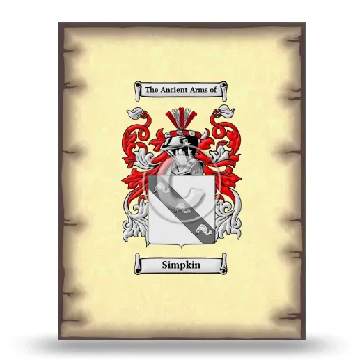 Simpkin Coat of Arms Print