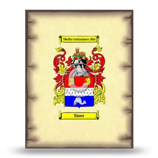 Siner Coat of Arms Print