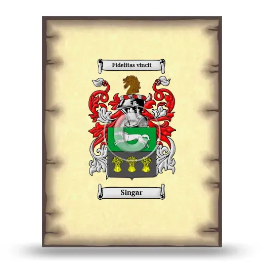 Singar Coat of Arms Print