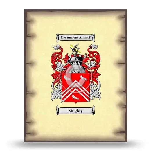 Singlay Coat of Arms Print