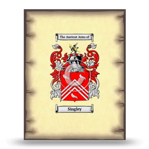 Singley Coat of Arms Print