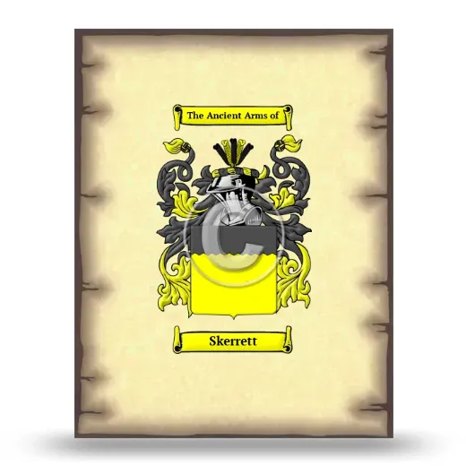 Skerrett Coat of Arms Print