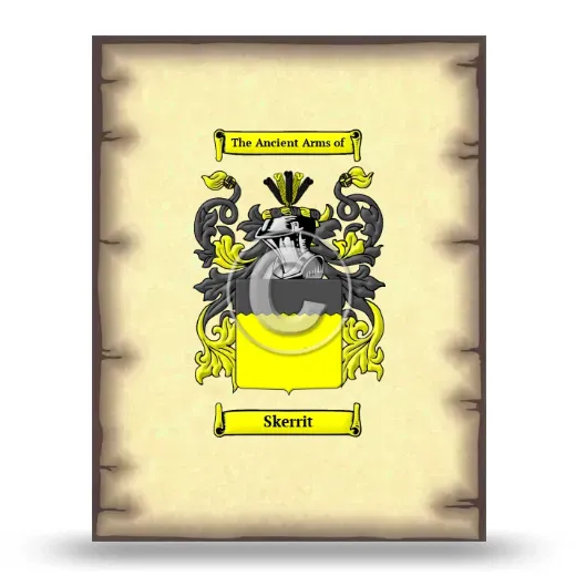 Skerrit Coat of Arms Print