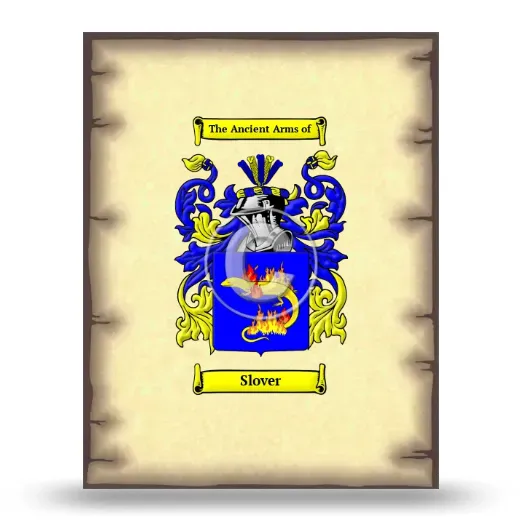 Slover Coat of Arms Print