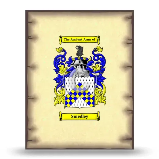 Smedley Coat of Arms Print