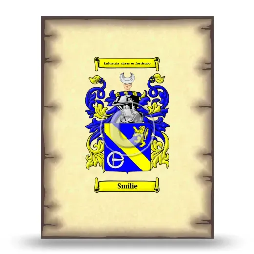 Smilie Coat of Arms Print