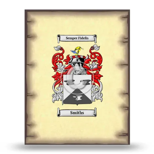 Smiths Coat of Arms Print