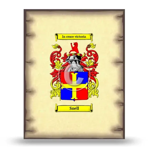 Snell Coat of Arms Print