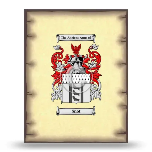 Snot Coat of Arms Print