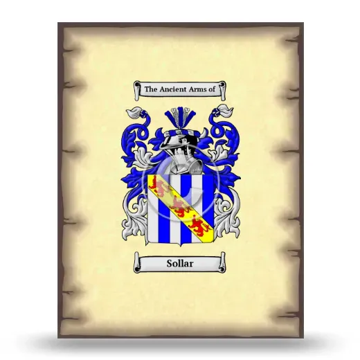 Sollar Coat of Arms Print