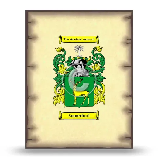 Somerford Coat of Arms Print