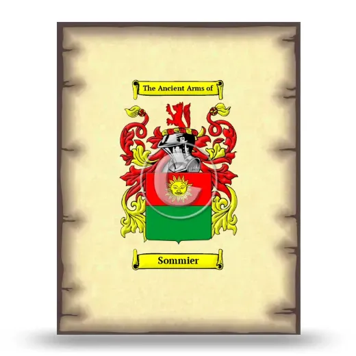 Sommier Coat of Arms Print