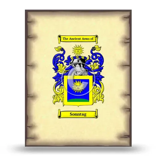Sonntag Coat of Arms Print