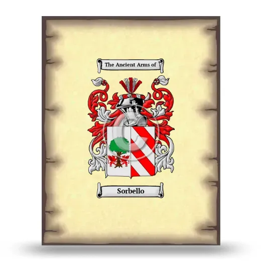 Sorbello Coat of Arms Print