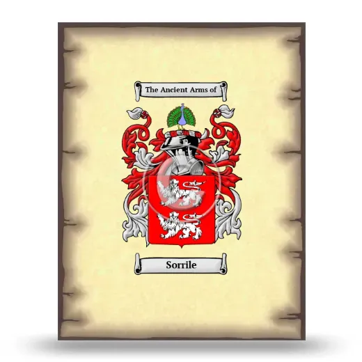 Sorrile Coat of Arms Print