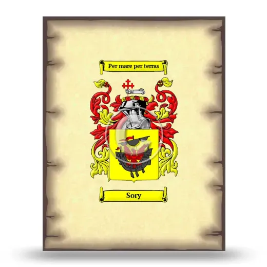 Sory Coat of Arms Print