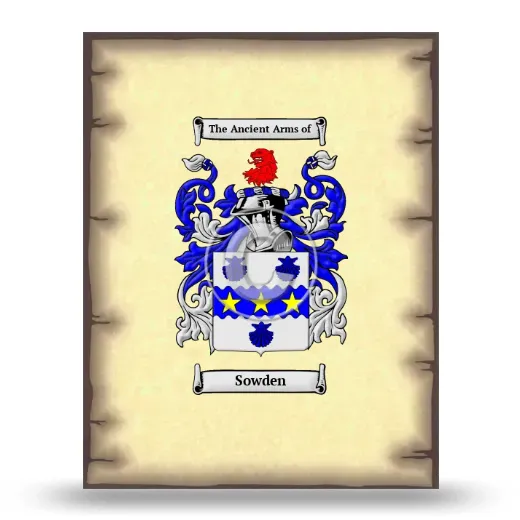 Sowden Coat of Arms Print