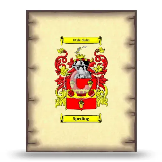 Speding Coat of Arms Print