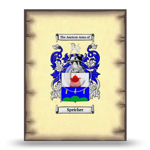 Speicher Coat of Arms Print