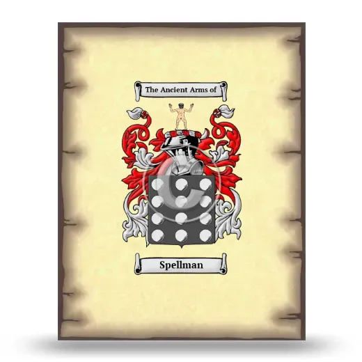 Spellman Coat of Arms Print