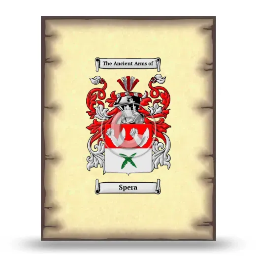 Spera Coat of Arms Print