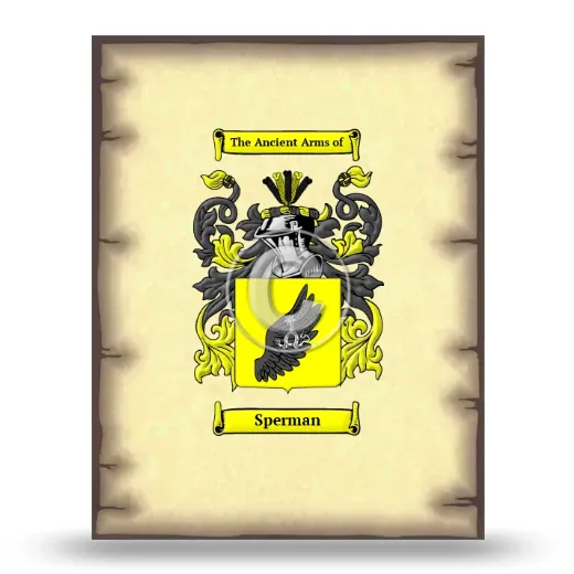 Sperman Coat of Arms Print