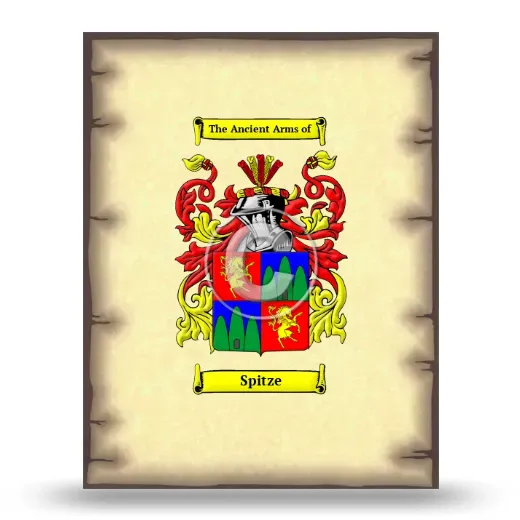 Spitze Coat of Arms Print
