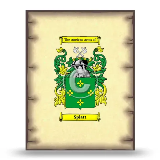 Splatt Coat of Arms Print