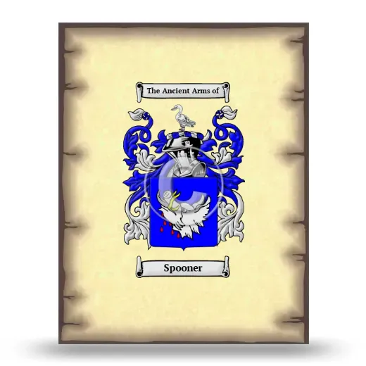 Spooner Coat of Arms Print