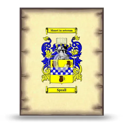 Sprall Coat of Arms Print