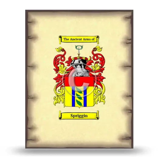 Spriggin Coat of Arms Print