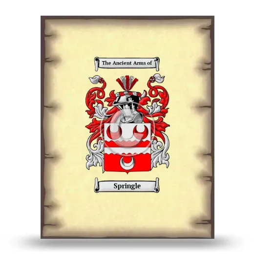 Springle Coat of Arms Print