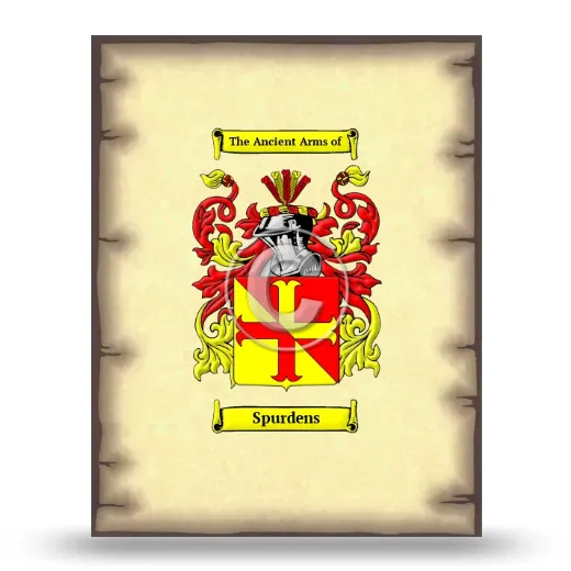 Spurdens Coat of Arms Print