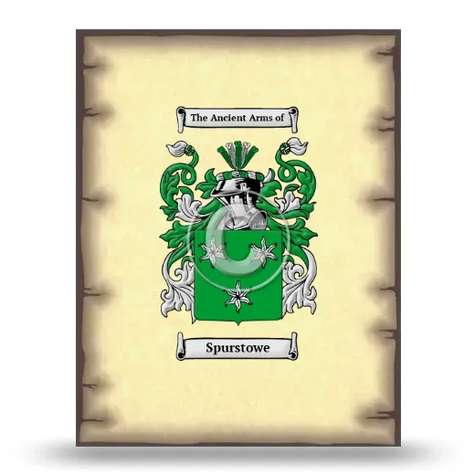 Spurstowe Coat of Arms Print