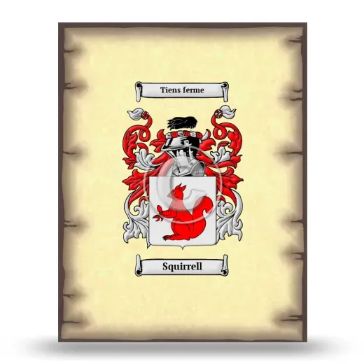 Squirrell Coat of Arms Print
