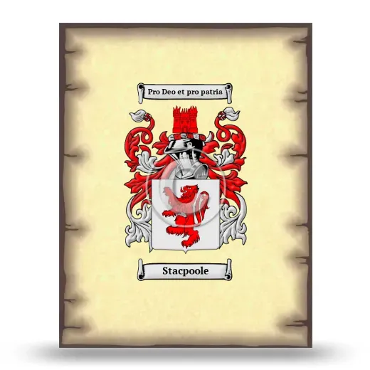 Stacpoole Coat of Arms Print