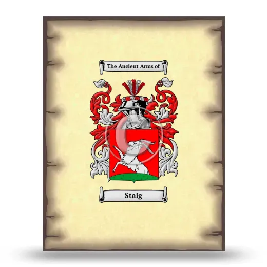 Staig Coat of Arms Print