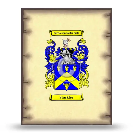 Starkley Coat of Arms Print