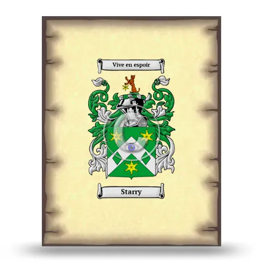 Starry Coat of Arms Print