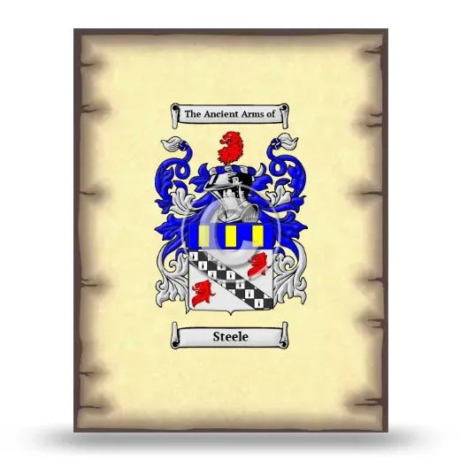 Steele Coat of Arms Print