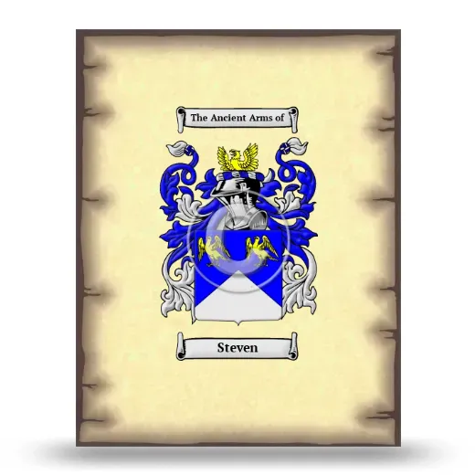 Steven Coat of Arms Print