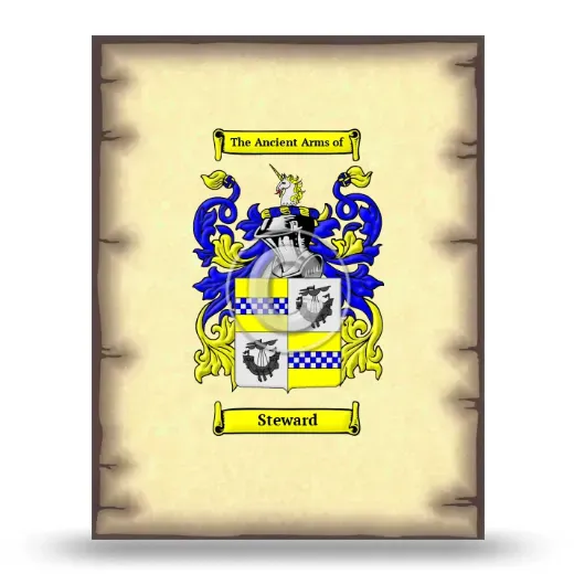 Steward Coat of Arms Print