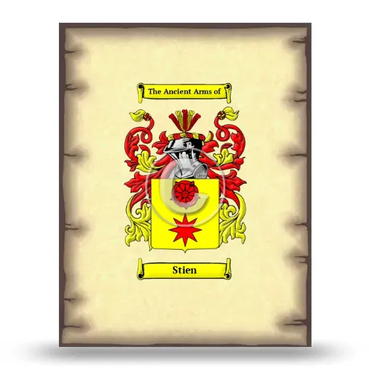 Stien Coat of Arms Print