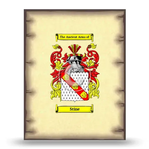Stine Coat of Arms Print