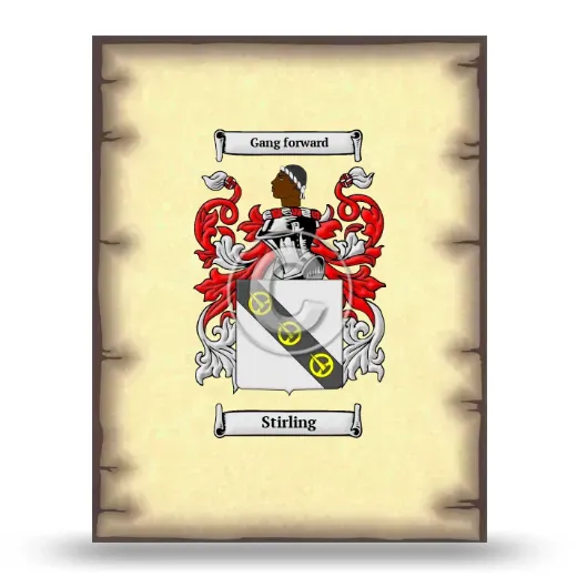 Stirling Coat of Arms Print