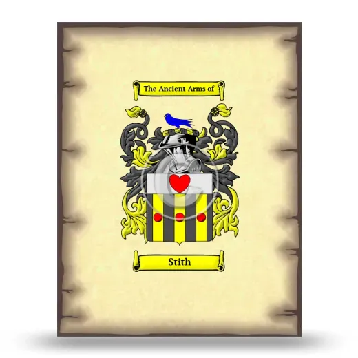 Stith Coat of Arms Print