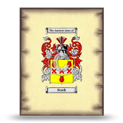 Stock Coat of Arms Print