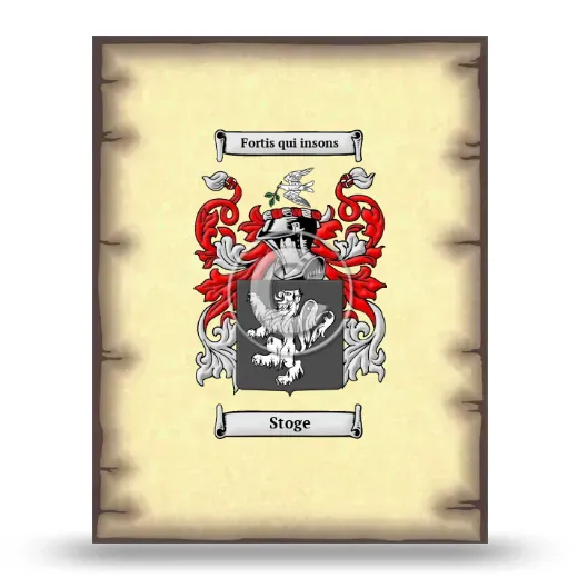 Stoge Coat of Arms Print
