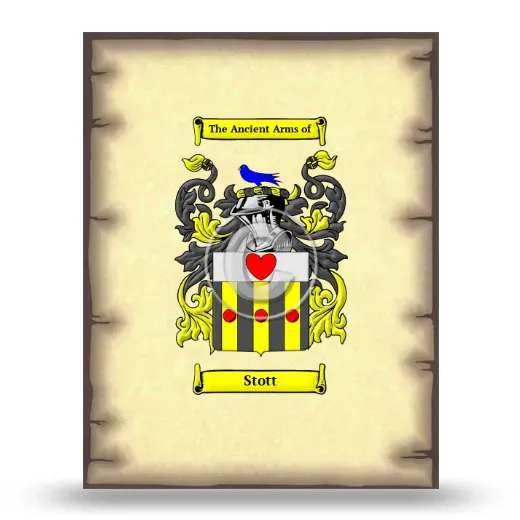 Stott Coat of Arms Print